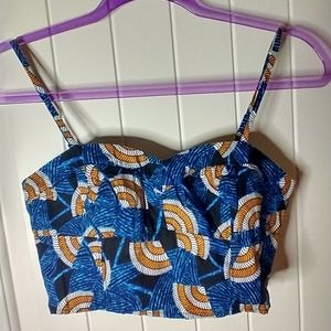 Adjustable straps with ruching on the back